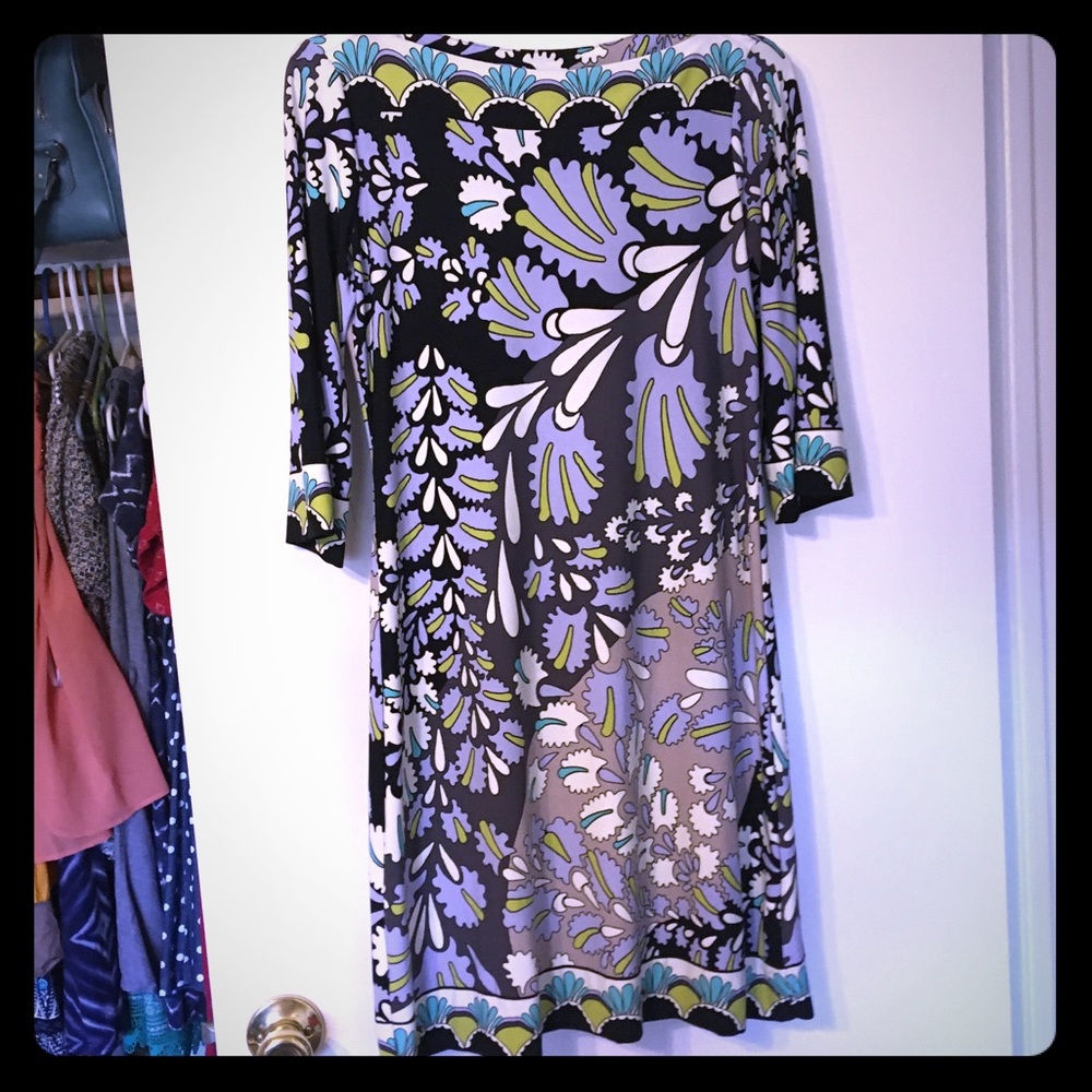 Psychedelic Half Sleeve Dress